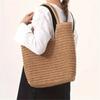 Straw Woven Tote Bag Large Capacity Shoulder Bag Versatile Knit Handbag Storage Bags For Women Stylish Vacati Beach Shopping