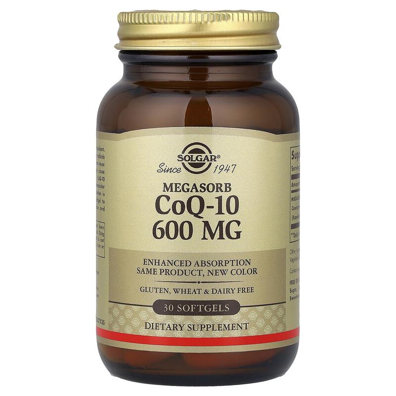 Megasorb CoQ-10, 600 Mg, 30 Softgels