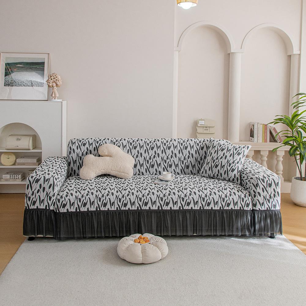 The New Sofa Cover for The Living Room Exudes A Modern Light Luxury and High End Feel and Is Suitable for All Seasons with A Full Package