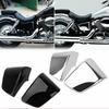 Motorrad Batterie Seitenverkleidungen Abdeckung Schutz für Honda Shadow ACE VT400 VT750 VT 400 750 1997-2003 Chrom Hochglanz Schwarz