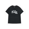 Letter Print Casual Versatile Round Neck T-Shirt Men Tops Deep-Black T11M326105FBK