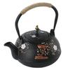 Cast Iron Teapot Kettle for Stovetop Safe Coated with Enameled Interior,Japanese Beautiful Tea Kettle with Stainless Steel