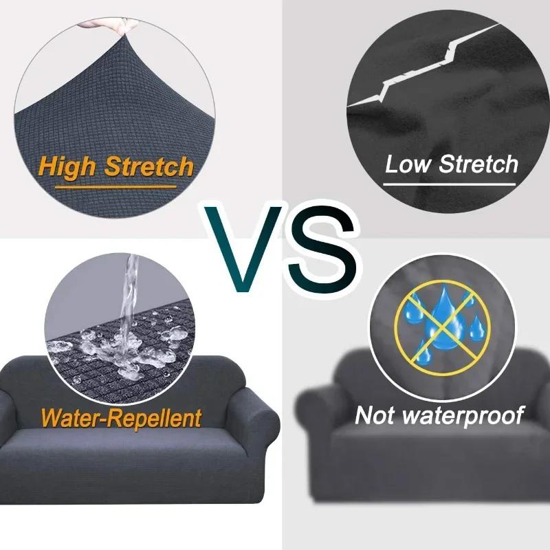 Waterproof Sofa Covers Premium Water Repellent Sofa Cover High Stretch Couch Slipcover Super Soft Fabric Couch Cover