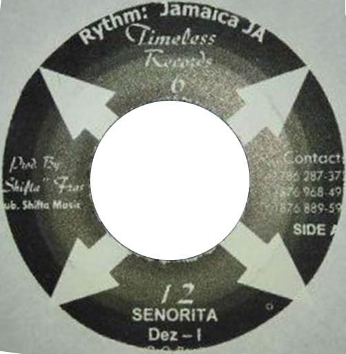 

7inch Record DEZI Senorita NONE Timeless Record Jamaica Reggae Ska Dub Used