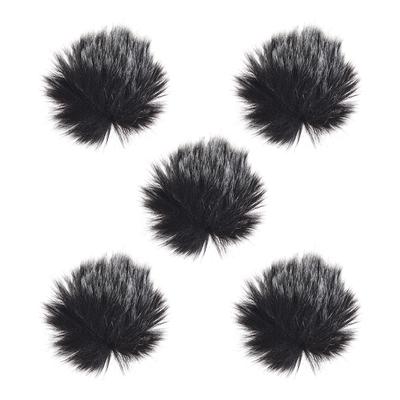Pelziger Outdoor-Mikrofon-Windschutzscheiben-Muff, Mini-Revers-Lavalier-Mikrofon-Windschutzscheibe