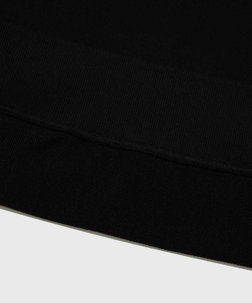 C Logo Hoodie Black
