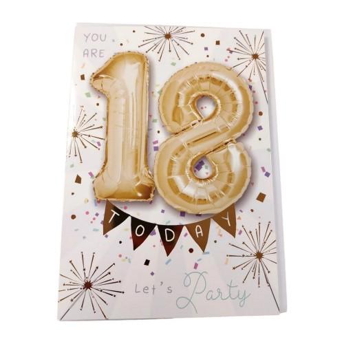 Sensations 18 Today Number Foil Balloon