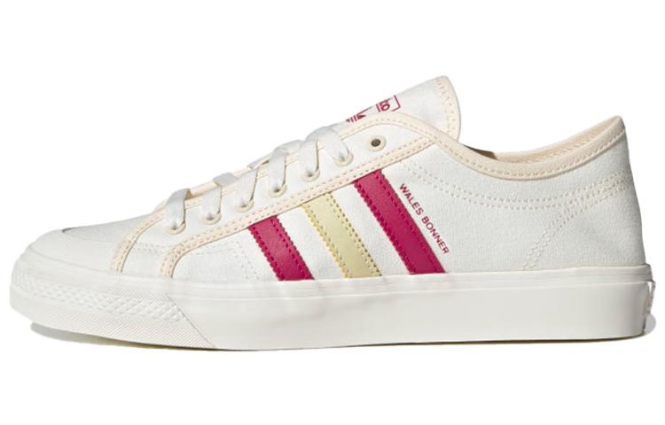 Ницца Wales Bonner x Ницца Adidas Originals Низкие Кремовый Белый Алый S42621 36