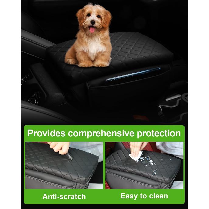For 2024 2025 Jeep Wrangler JL 2018- Center Console Cover For Jeep Gladiator JT -2025 Armrest Cover Jeep Accessories Arm Rest Pad Console Cushion Lid
