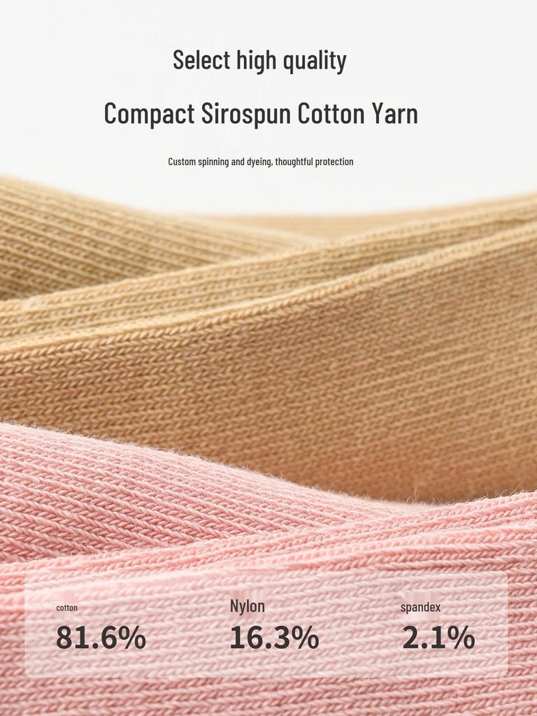 Xuwei Kids' 3D Animal Cotton Socks - Autumn/Winter Loose Fit, Boneless, Antibacterial, Princess Style