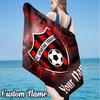 Custom Name Spartak Trnava Beach Towel Soft Microfiber Fabric Bath Towels for Swimming Travel Camping, Outdoor essentials Gifts