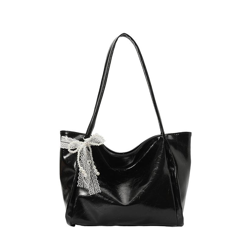 

Bags Korean niche ins seasonal new trendy high-end shoulder bags fashionable commuting large-capacity tote bags No pendant model