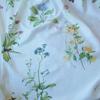 Chinese Style Floral Tencel Linen Fabric Lightweight Printed Cloth for Hanfu Cheongsam Dress Anti Mosquito Pants Garment Mater