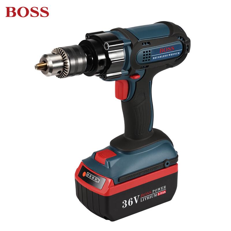 

BOSS BS-6019 Cordless Lithium-Ion Electric Drill CN plug (adapter included) 36V 2.0Ah Kit (1 Battery, 1 Charger)