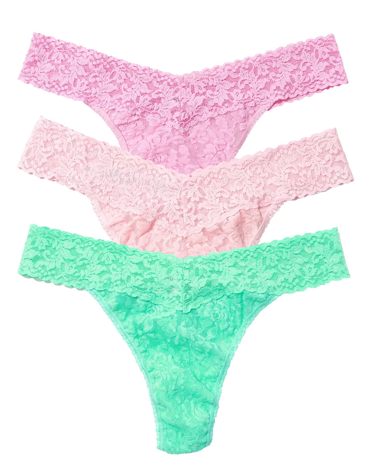 

Hanky Panky Signature Lace Original Rise Thong Set in Box [Official/Authentic] (JP, Alphabet, S, 3, Tulum/Bliss Pink/Strawberry Lemonade)