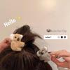 Adorable Koala Plush Hair Clip for Women - Autumn/Winter Hair Accessory