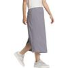 Adidas Fustl W P Skirt Solid Color Fashion Soft Comfortable Casual Long Skirt Women Skirts Gray JM6215