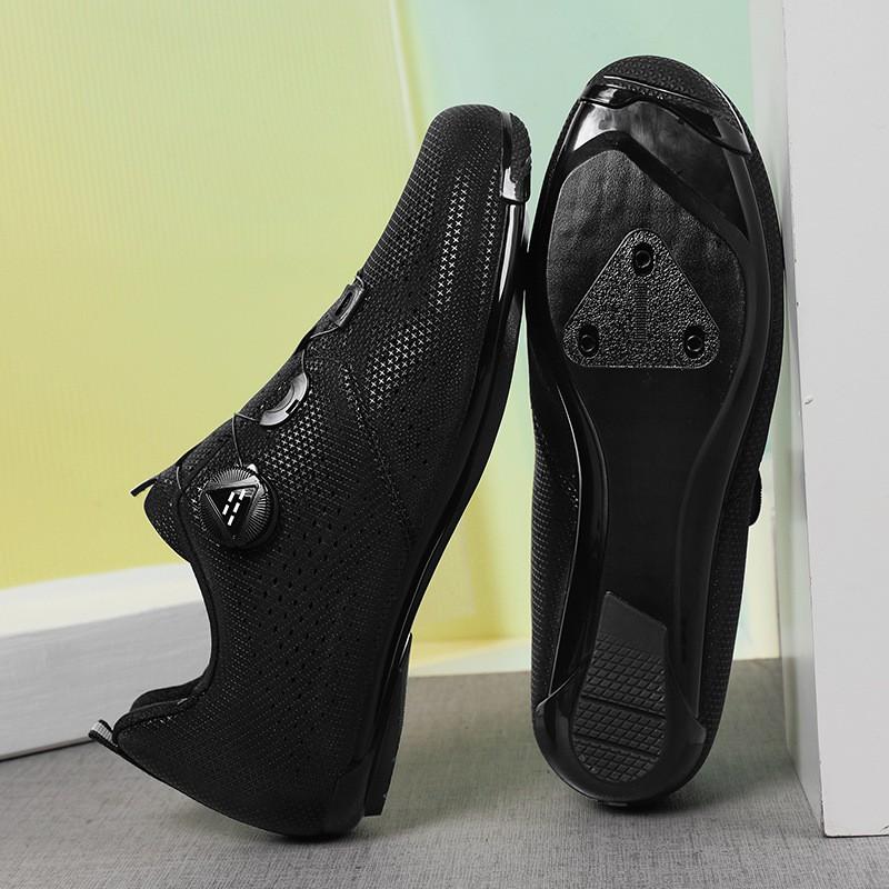 Unisex Cycling Shoes Road Mountain Bike Riding Lightweight Hard Sole Non-Cleat Anti-Slip Trail Shoe