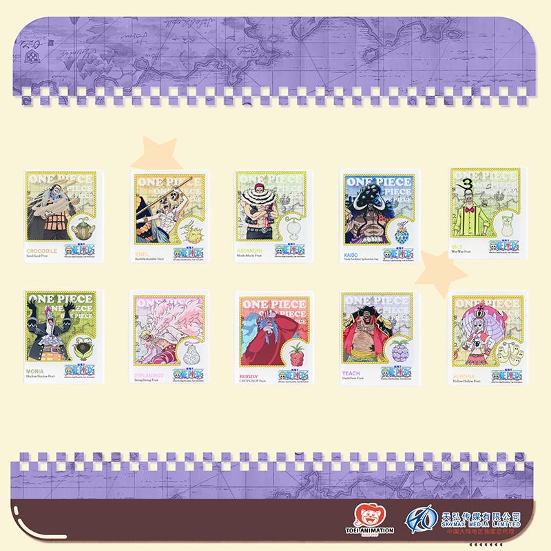 1pc Official ONE PIECE Devil Fruit Series Photo Card Fridge Magnet Blind Box. Start Your Collector's Journey!