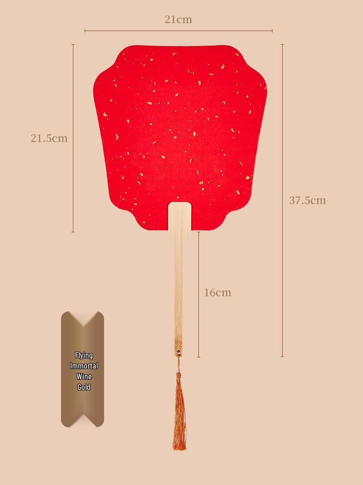 Handmade Intangible Cultural Heritage Round Fan Kit: Blank Xuan Paper for Parent-Child Festival Activities