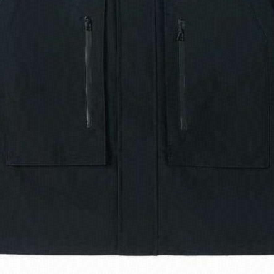 New Balance Solid Color Fleece Lined Casual Outdoor Hooded Multi Pocket Jackets & Coats Men's Black AMJ41327-BK