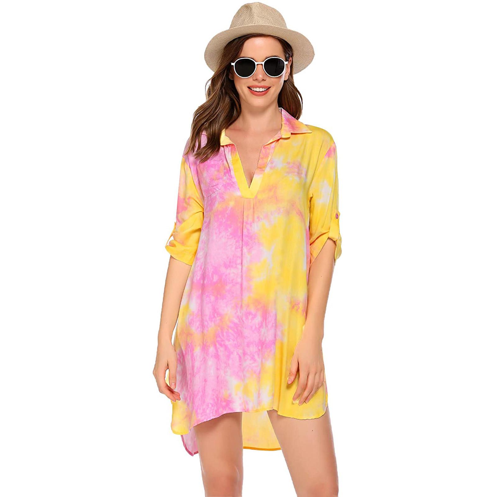 

Женский купальник, пляжная накидка, рубашка, бикини, пляжная одежда, купальный костюм, пляжное платье XXL