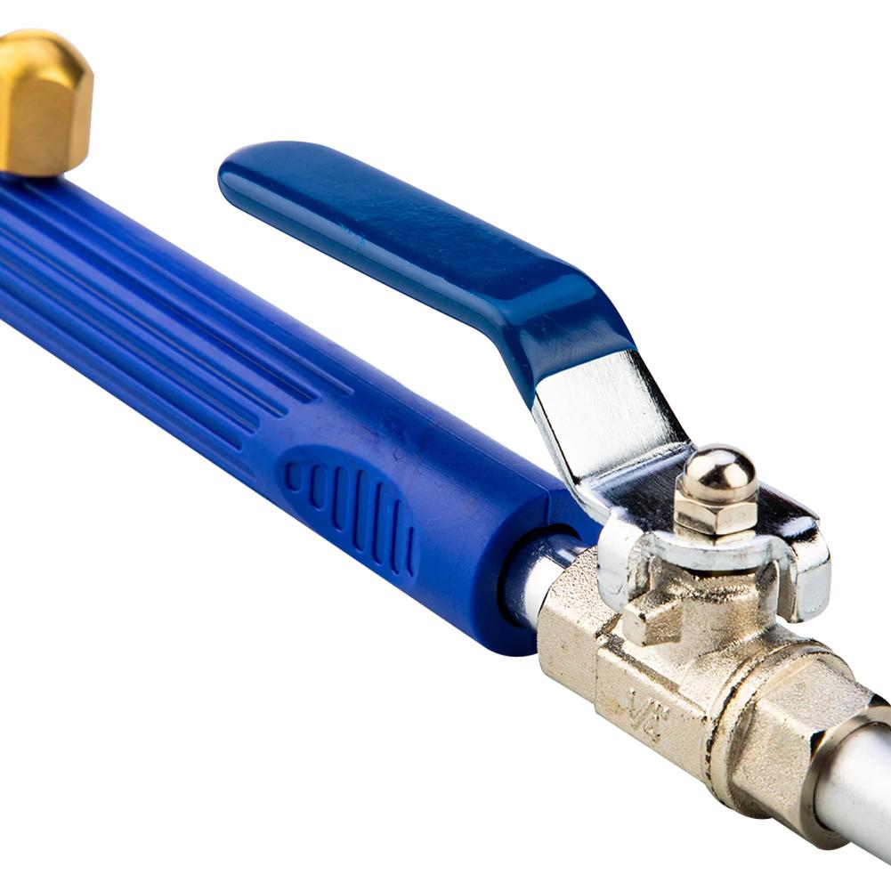Garden Water Gun for Car Washing Electric Cold Water Pressure Washer Irrigation Tool 3 4 46cm Blue
