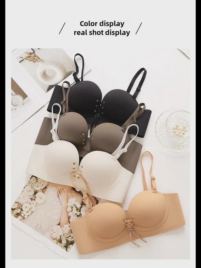 Seamless French Summer Bra: Wire-Free, Thickened, Sexy, Supported, Anti-Sagging, for Smaller Busts
