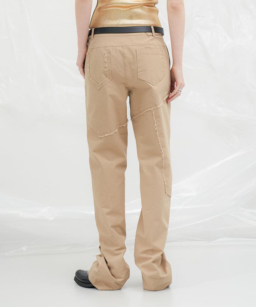 Yusentig Low-Cut Cotton Pants Beige Aw4Sl25191