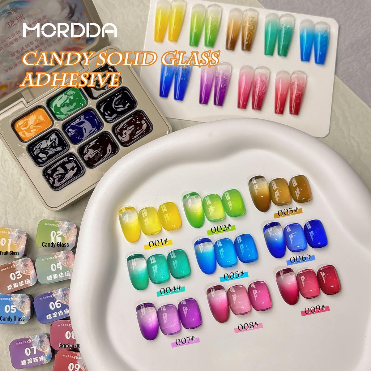 

2024 Candy Glass Gradient Gel Polish: Autumn/Winter High-Saturation Blend