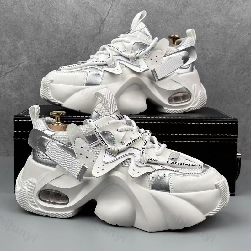 Herren Freizeit-Sneaker Atmungsaktiv 2025 Frühjahr Laufschuhe Outdoor Freizeit Plateau-Sneaker Rutschfeste Schuhe Mode Sportschuhe