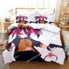 3D Print Hakos Baelz Anime Bedding Set Bedroom Soft Modern Bedspreads Comefortable Kids Duvet Cover Quilt Cover And Pillowcase