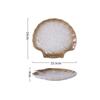 Vintage Ceramic Shell Shaped Plate Barbecue Plate Sushi Plate Dessert Snack Plates Pasta Plates Restaurant Creative Tableware