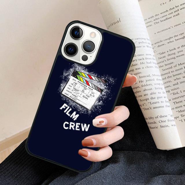 Film Movie Clapperboard Clapper Board Phone Case Back Cover for iPhone 17 Air 16 15 14 13 11 12 Pro Max Plus