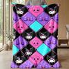 Soft Flannel Blanket Lightweight Cozy Bedroom Living Room CoverKuromi