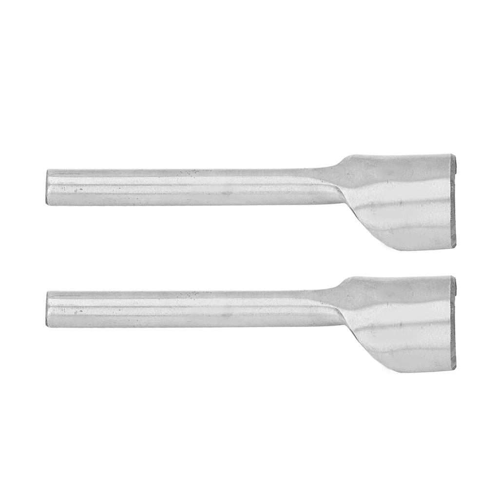 2 st Halvrund Läderskärare Verktygsstål Stans Hantverksverktyg Set Kit för Bältesrem 25 mm