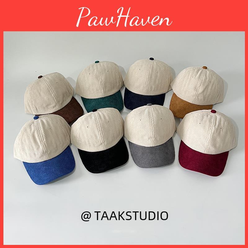 Corduroy Unisex Baseball Cap Retro Style Adjustable Hat For Spring Gift Summer