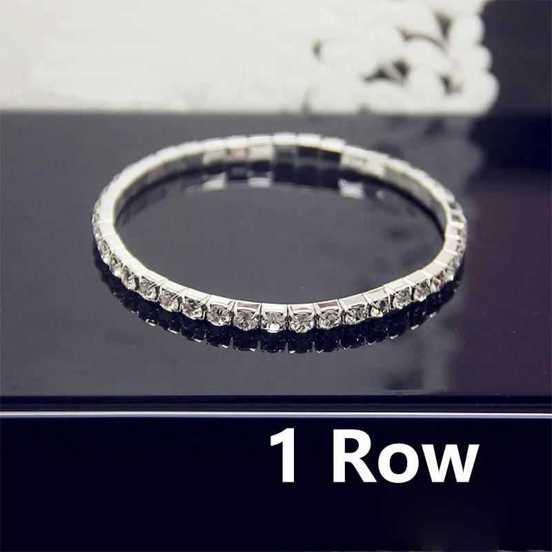 Brățară Elastică de Lux Albă Completă cu Cristal Cubic Zirconiu AAA Strălucitoare cu Strasuri Gheață Brățară de Damă pentru Femei Bijuterii de Nuntă