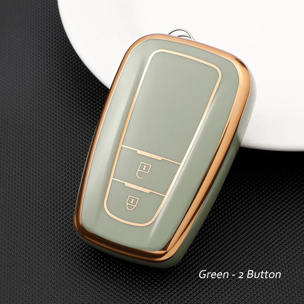 Fashion TPU Car Remote Key Case Cover Shell Fob For Toyota Corolla Prius Camry CHR C-HR RAV4 Altis Land Cruiser Prado Keyless