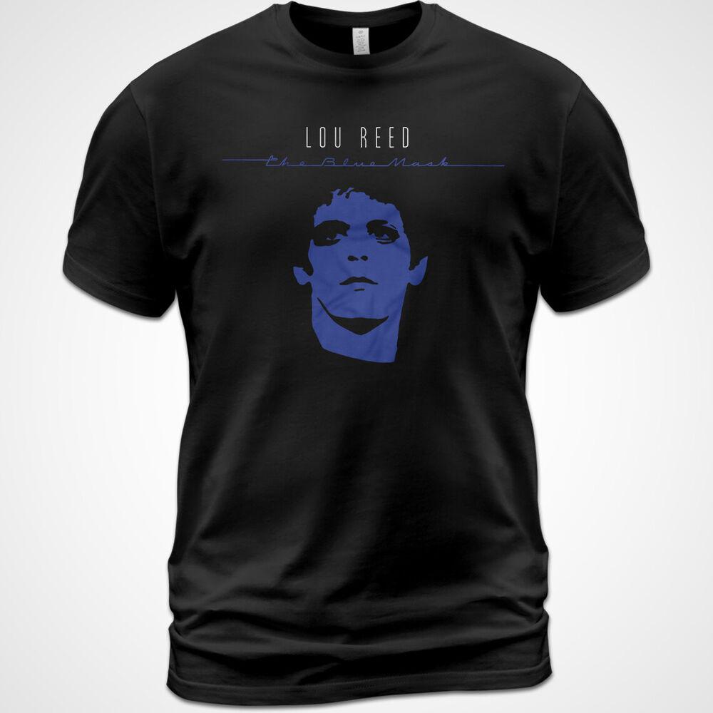 

Cotton T-Shirt Lou Reed The Blue Mask Album Tee My House Underneath the Bottle Unisex T-Shirt M