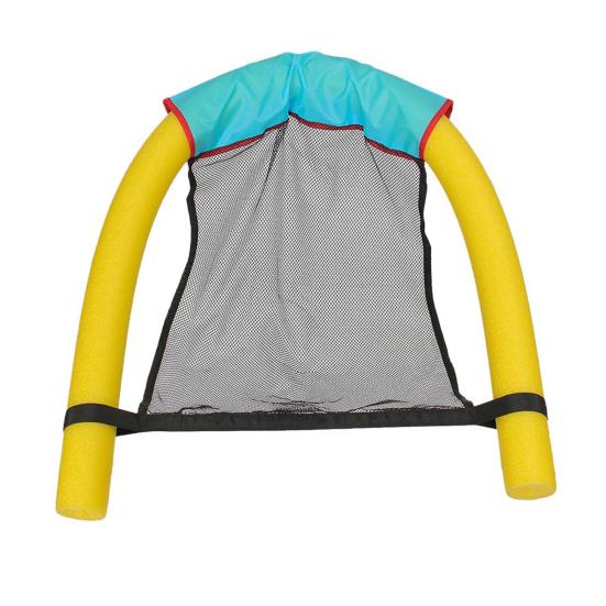 

Плавающее кресло для взрослых Двусторонняя прошивка Простое в использовании Сиденье-подушка для бассейна Поплавок для сиденья Подушка для сиденья-поплавка Аксессуар для бассейна жёлтый