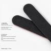 Double-Sided Black Nail File 100/180 - High-Quality Manicure Sand Strip with Straight and Rounded Edges