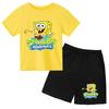 Children's Summer Cool Crew Neck T-Shirt, Short-Sleeve Top and Shorts Two-Piece Casual Party Sports Set