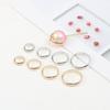 10 Τμχ/παρτίδα Διχαλωτές Χάντρες Διάστασης Κύκλοι Τοποθέτησης Κρίκοι Για DIY Βραχιόλια με Χάντρες Αξεσουάρ Κατασκευής Κοσμημάτων