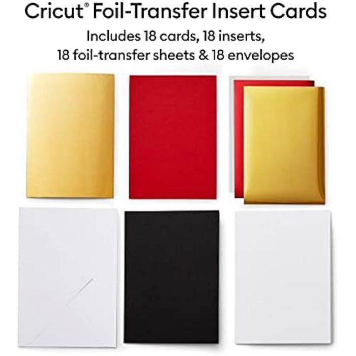Cartes D'insert De Transfert - CRICUT - Royal Flush - 18 Pack - 8,9 Cm X 12,4 Cm - Pour Cricut Joy Et Explore