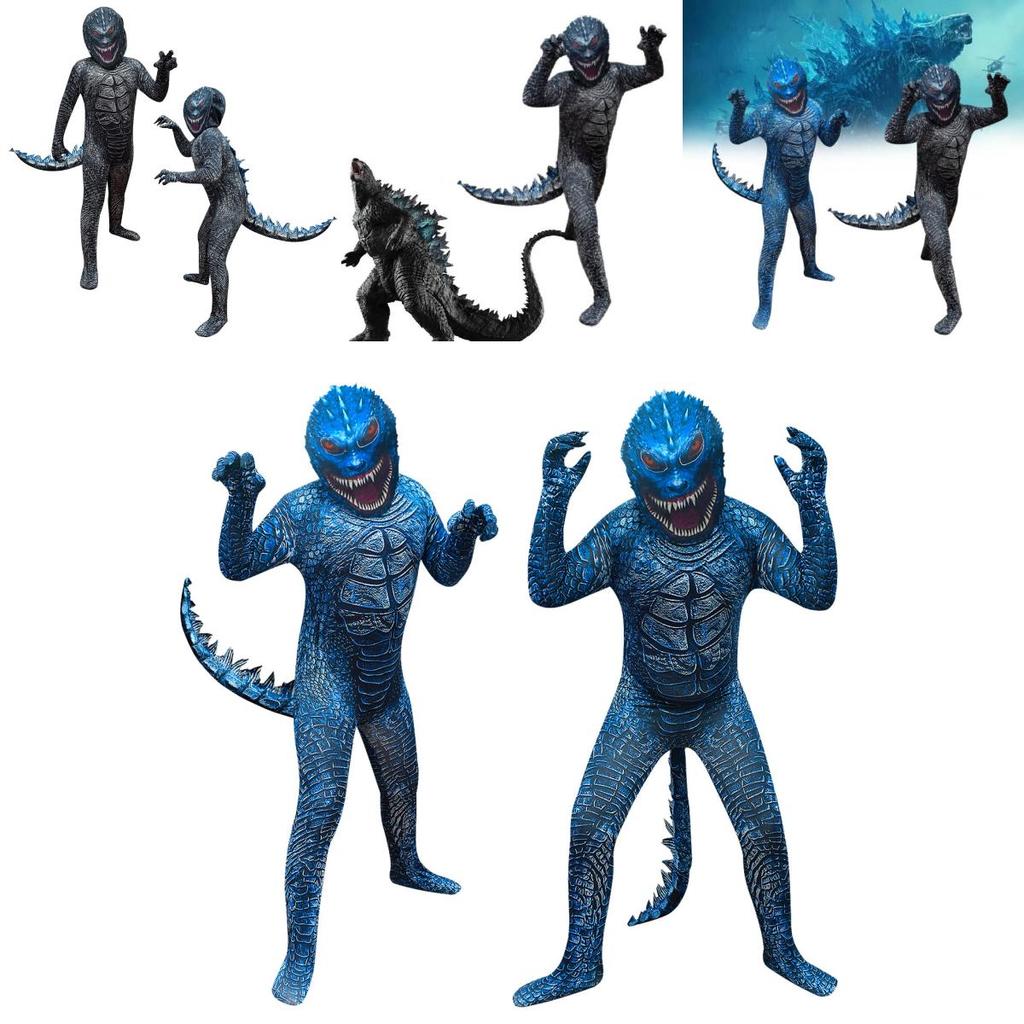 Monster Performance Costume For Boys Durable Acetate Fiber Safe For All Seasons