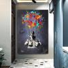 Banksy Leinwand-Poster, Junge, Ballonflug, Dekoration, Bild, Graffiti, Leinwandgemälde, Wandkunst, Heimdekoration