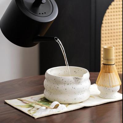 4 Pieces Matcha Tea Set Japanese Ceremony Accessory Porcelain Mixing Bowl Making