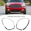 Front Hdlight Frame 2PCs Hd Lamp Cover 51139801573 Replacement for R60  
