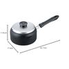 Wahei Freiz Small Tempura Pan, 16cm, Induction Compatible, Gas Compatible, Iron Compatible, Deep Fryer, Tempura, with Lid, One-Handed Operation, Made